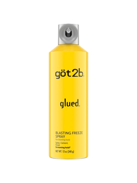 Glued Blasting Freeze Hair Spray, Extra Strong Rigid Hold for Spiked Styles,12 oz