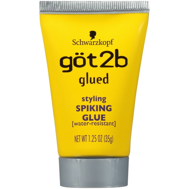 Got2b Glued Hair Styling Spiking Gel, 1.25 oz Trial & Travel Size