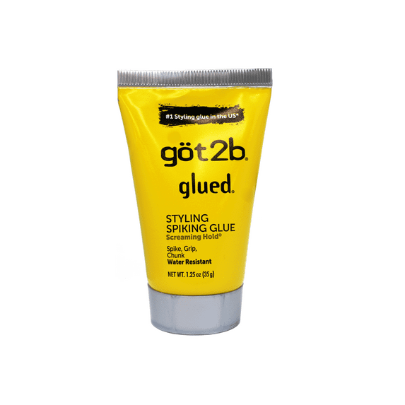 Got2b Glued Styling Spiking Glue, Screaming Hold, Spike, Grip, Chunk, Water resistant, 1.25 oz