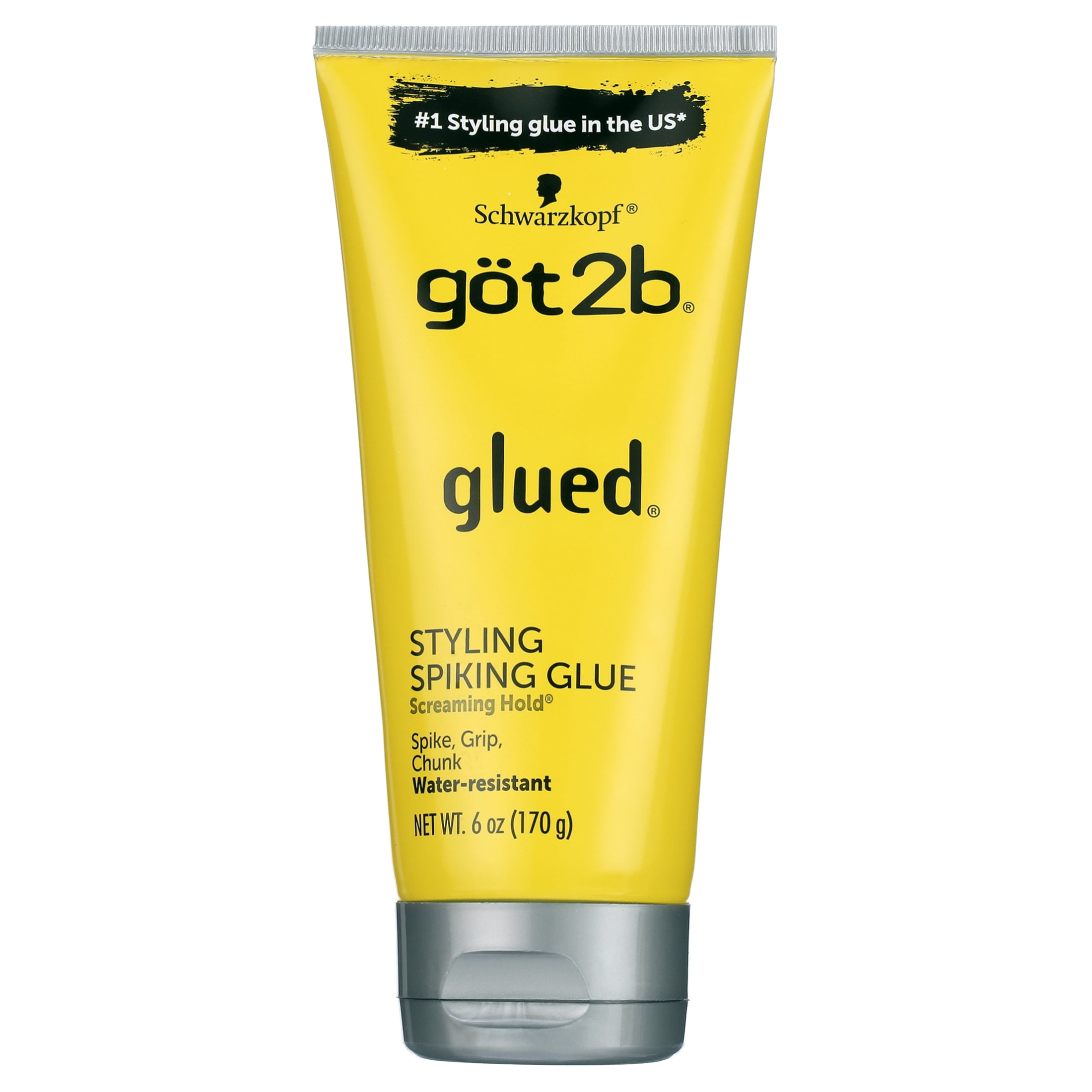 Got2b Glued Styling Spiking Hair Gel, 6 oz 