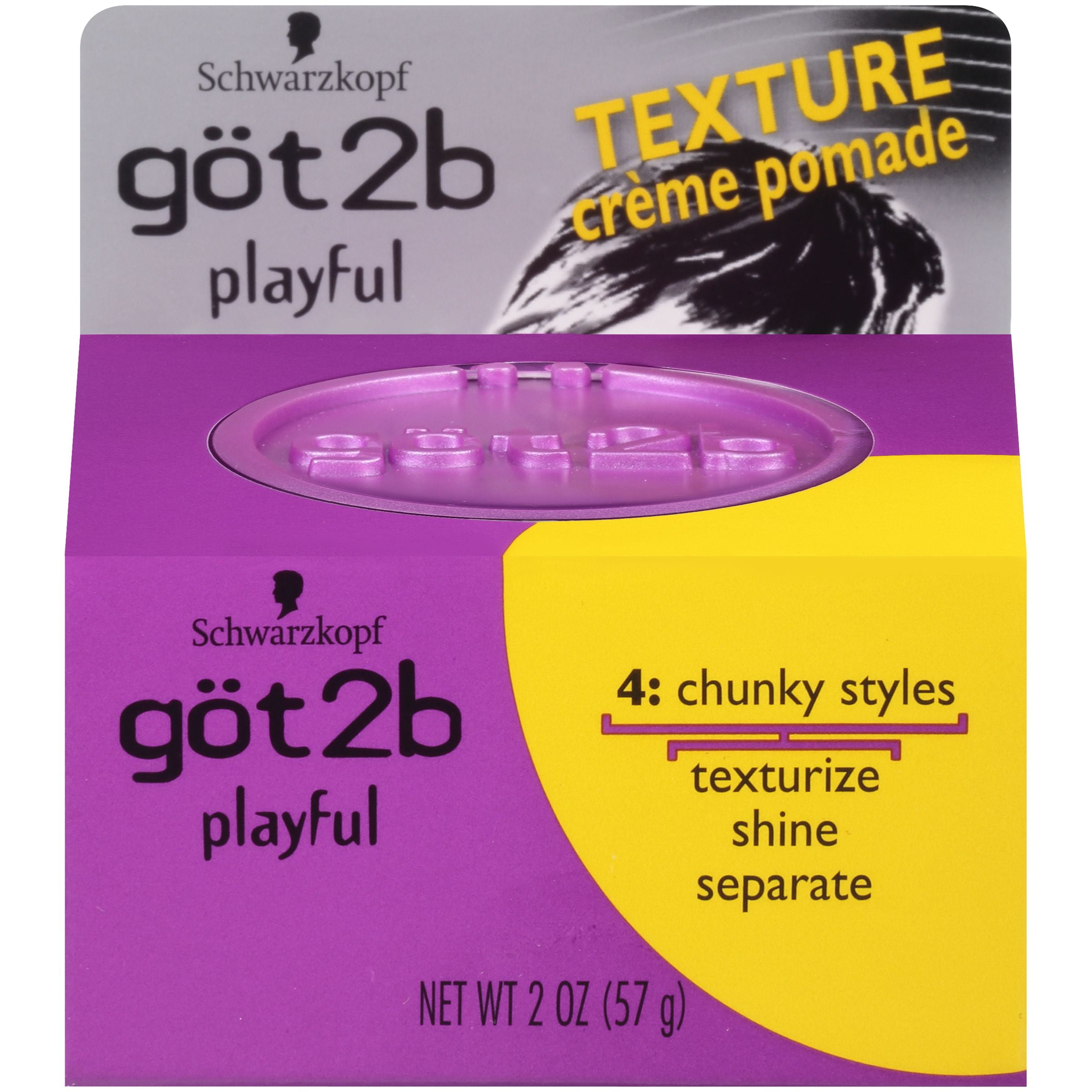 Got2b Playful Hair Texturizing Pomade, 2 Ounce