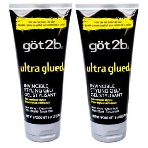 Got2b Ultra Glued Invincible Styling Gel - 6oz - 2 Pack