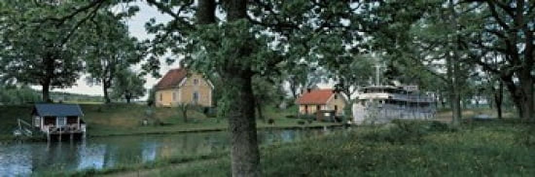 Gota Canal Ruda stergotland Sweden Canvas Art - Panoramic Images (18 x 6)