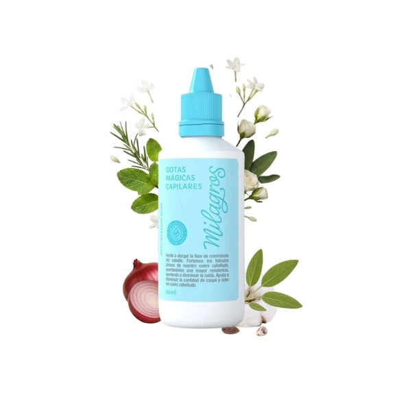 Gotas Magicas Capilares Milagros 60ml Crecimiento y Fortalecimiento