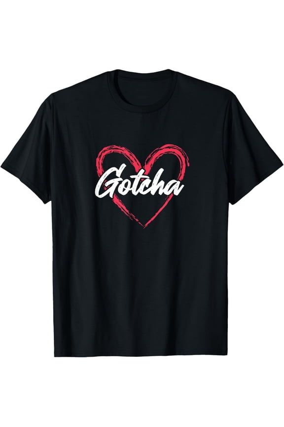 Gotcha Adoption Day Love Heart Family T-Shirt