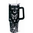 thumbnail image 1 of Goth 40oz Tumbler with Handle and Straw - Vacuum Insulated Stainless Steel Travel Mug, Leak-Proof Reusable Coffee Cup, 1 of 6