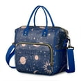thumbnail image 1 of Goth Aesthetic Insulated Lunch Tote – Waterproof Leakproof Large Cooler Bag with Mystical Astrology Pattern, Dual Compartments for School or Work, 1 of 7