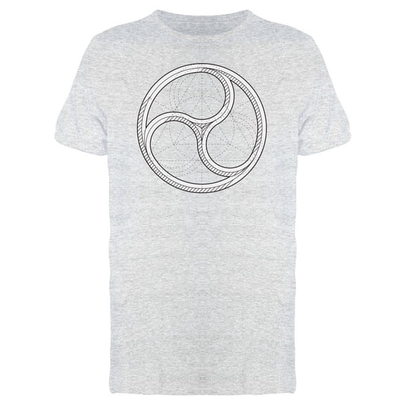 Goth Circle Triangle Inside Tee Men's -Image by Shutterstock