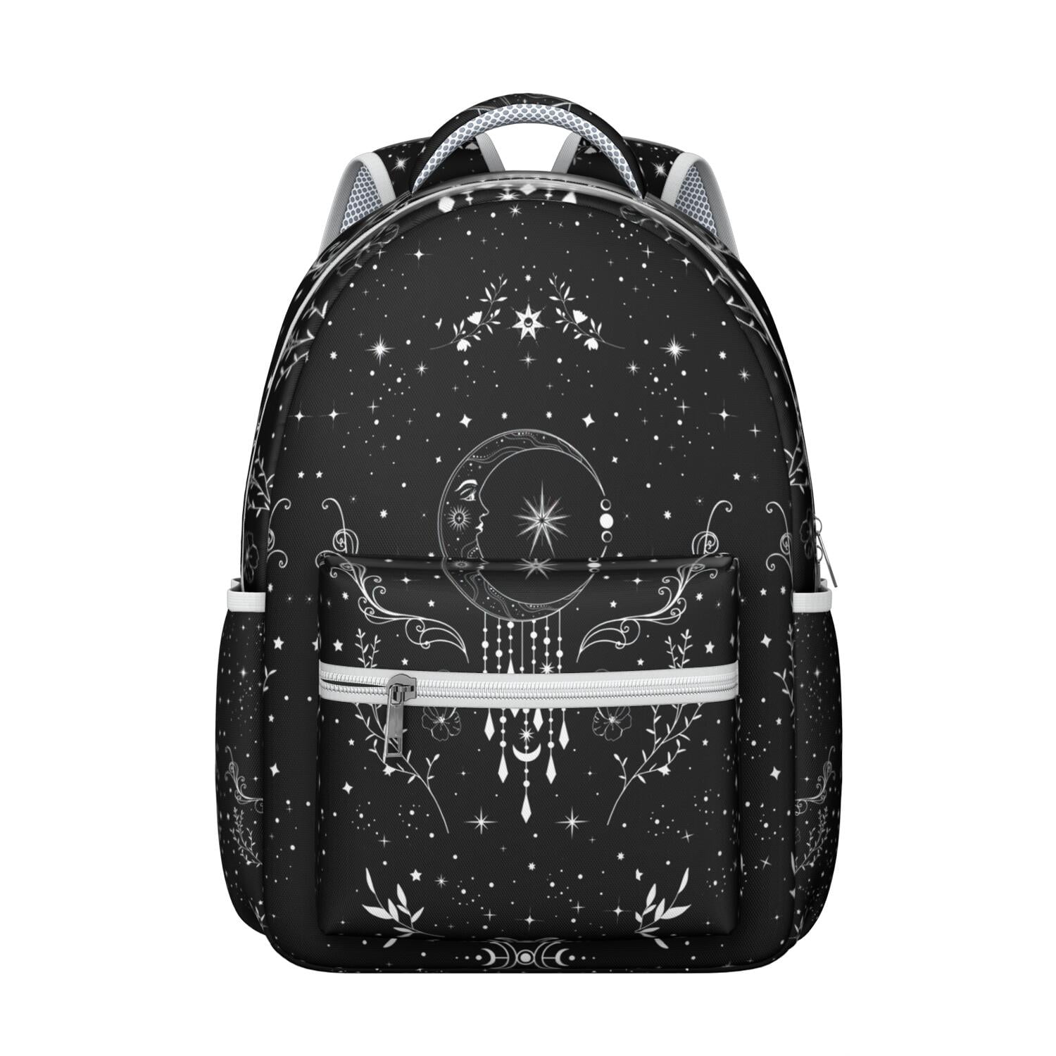 Goth Cosmic Waterproof School Backpack - Padded Straps & Spinal Support for College Students