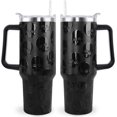 thumbnail image 1 of Goth Gifts Goth Tumbler Halloween Tumbler 40 Oz 3d-Printed Skull Gifts Cup For Women Men Spooky Skeleton Travel Mug with Handle Lid and Straw, 1 of 6