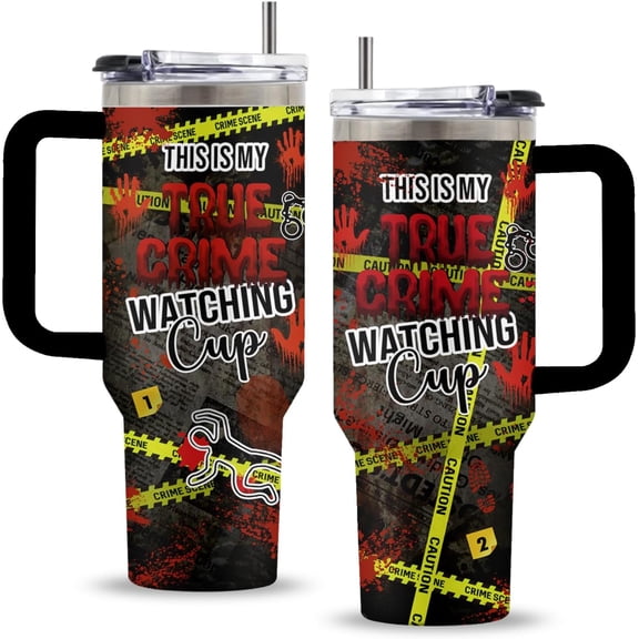 Goth Gifts for Women, 40 Oz Goth Tumbler with Handle & Straw, Birthday Presents for Goths Style Lovers, Stainless Steel Goths Tumbler, Moon Cup, Witchy Cup, Gifts for Fathers Day, 1 PCS