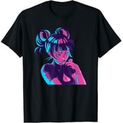 Goth Girl Anime Aesthetic Gothic Indie Vaporwave Alternativ Men T-Shirt