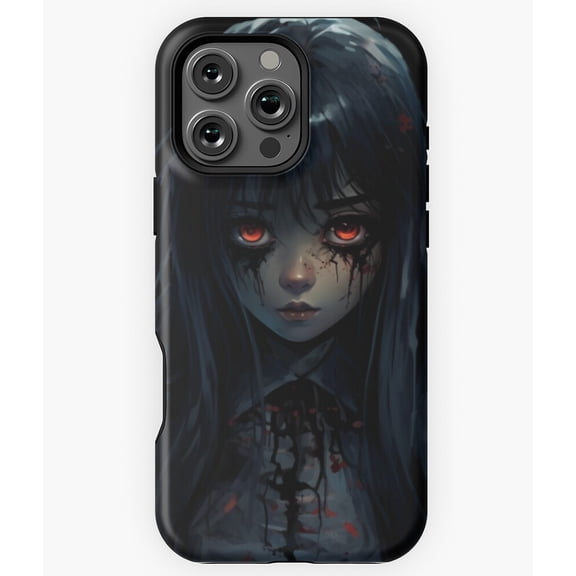 Goth Girl Dark Aesthetic Portrait Art - Unique Phone N6100 Phone Case for iPhone 17 16 15 14 13 12 11 Pro Max