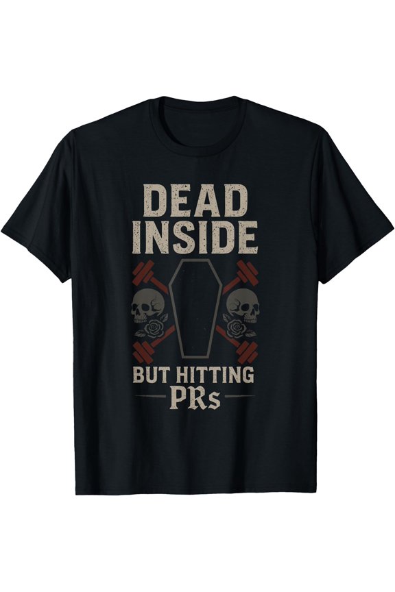 Goth Gym Dark Fitness Workout Gothic Weightlifting T-Shirt, Unisex T-Shirt