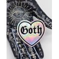 thumbnail image 1 of Goth Holographic Vinyl Iron On Embroidered Patch, 1 of 4