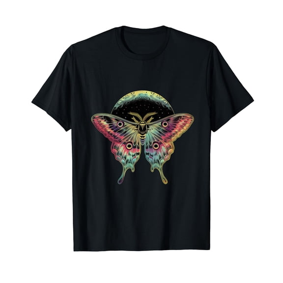 Goth Luna Moth Butterfly Wicca T-Shirt for Men Women Cotton Summer Tops Women Fashion Casual Short Sleeves