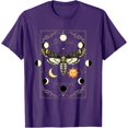 thumbnail image 1 of Goth Motte Tarot Card Moth Unisex T-Shirt for Men Women Kids Toddler,Purple Color,Size YXS, 1 of 5