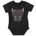 thumbnail image 1 of Goth Periodt Cross Angel Wings Romper Boys or Girls Infant Baby Brisco Brands NB, 1 of 1