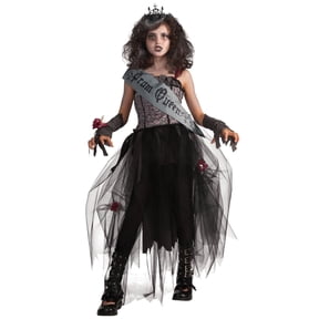 Rubies Goth Zombie Prom Queen Costume for Kids, Girls Small