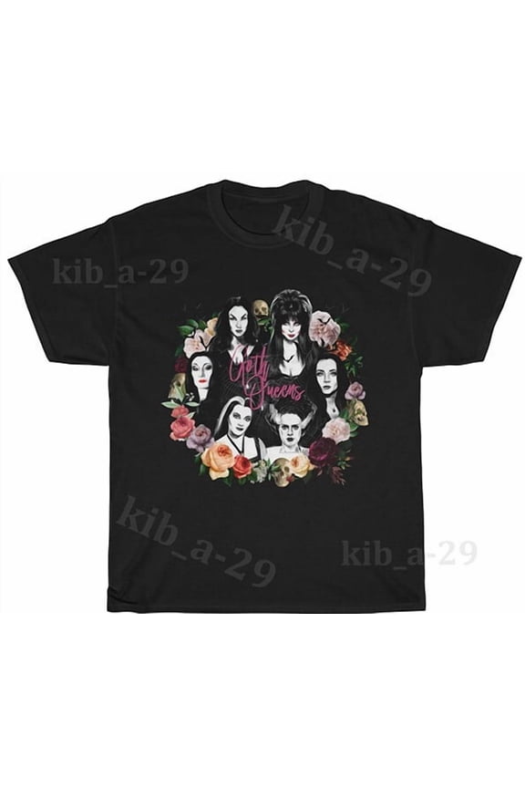 Goth Queens 90s Vintage Style Gothic Rock Fan Art T-Shirt S-5XL Men Women Unisex