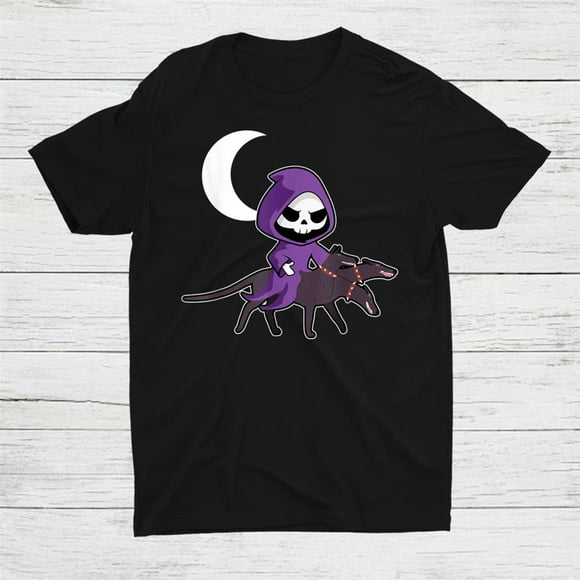 Goth Reaper Cerberus Cottagecore Shirt Gift Black Size up to 4XL