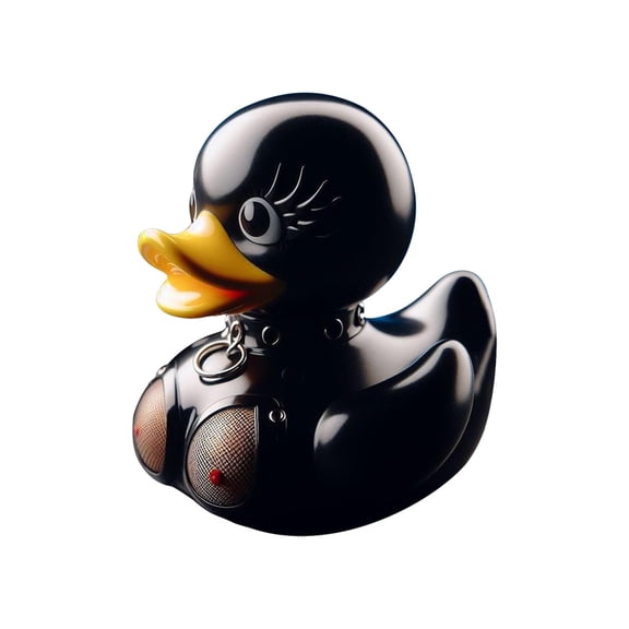 Goth Satanic Duck, Halloween Resin Ducks Decoration, Rock Punk Duck Statue Gothic Satan Novelty Duck Ornaments for Home Office Desktop Decorations