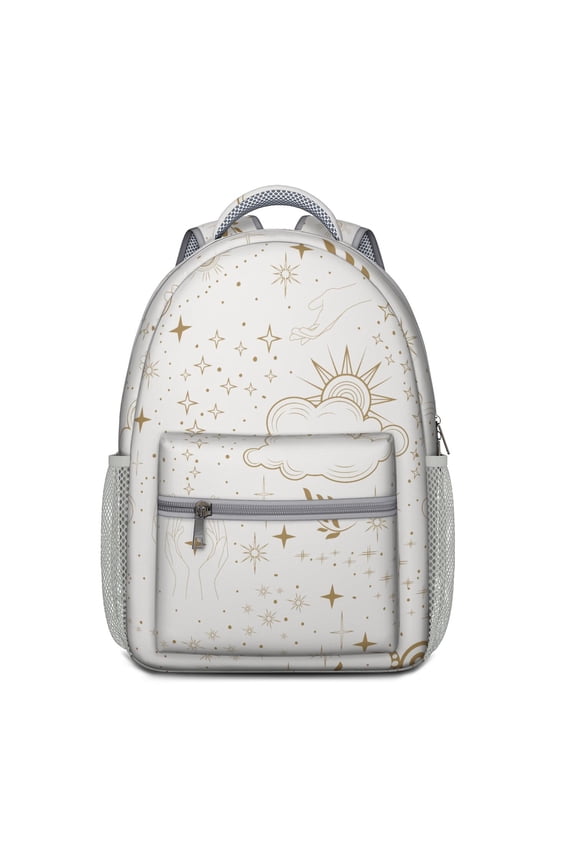 Goth Spiritual Backpack for Teens - Waterproof Exterior & Ergonomic Padded Straps