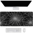 thumbnail image 1 of Goth Spooky Spiderweb Desk Mat, Desk Accessory, Cute Workspace, Trendy Workspace, Trendy, 35.4x15.7in Large Gaming Mouse Pad, Cute Desk Topper, Pretty Desk Pad, 1 of 5