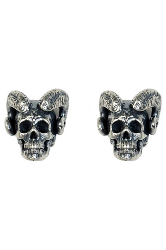 Goth Stud Earrings Cool Punk Earrings Edgy Jewelry Gift for Men Boyfriend Women