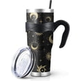 thumbnail image 1 of Goth Tumbler, Witch Travel Cup, 40 Oz Tumbler with Handle and Straw, Gothic Halloween Witchy Coffee Mug/Cup, Goth Witchy Gifts for Women, Goth Accessories/Decor, Witch Stuff Gift, Witch Tumbler, 1 of 1