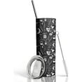 thumbnail image 1 of Goth Tumbler - Witchy Tumbler Gothic Gifts For Women - 20 Oz Insulated Halloween Tumbler With Lid And Straw, Coffee Cup, Water Bottle, Drinking Glasses - Witchy Birthday Christmas Gifts, 1 of 6