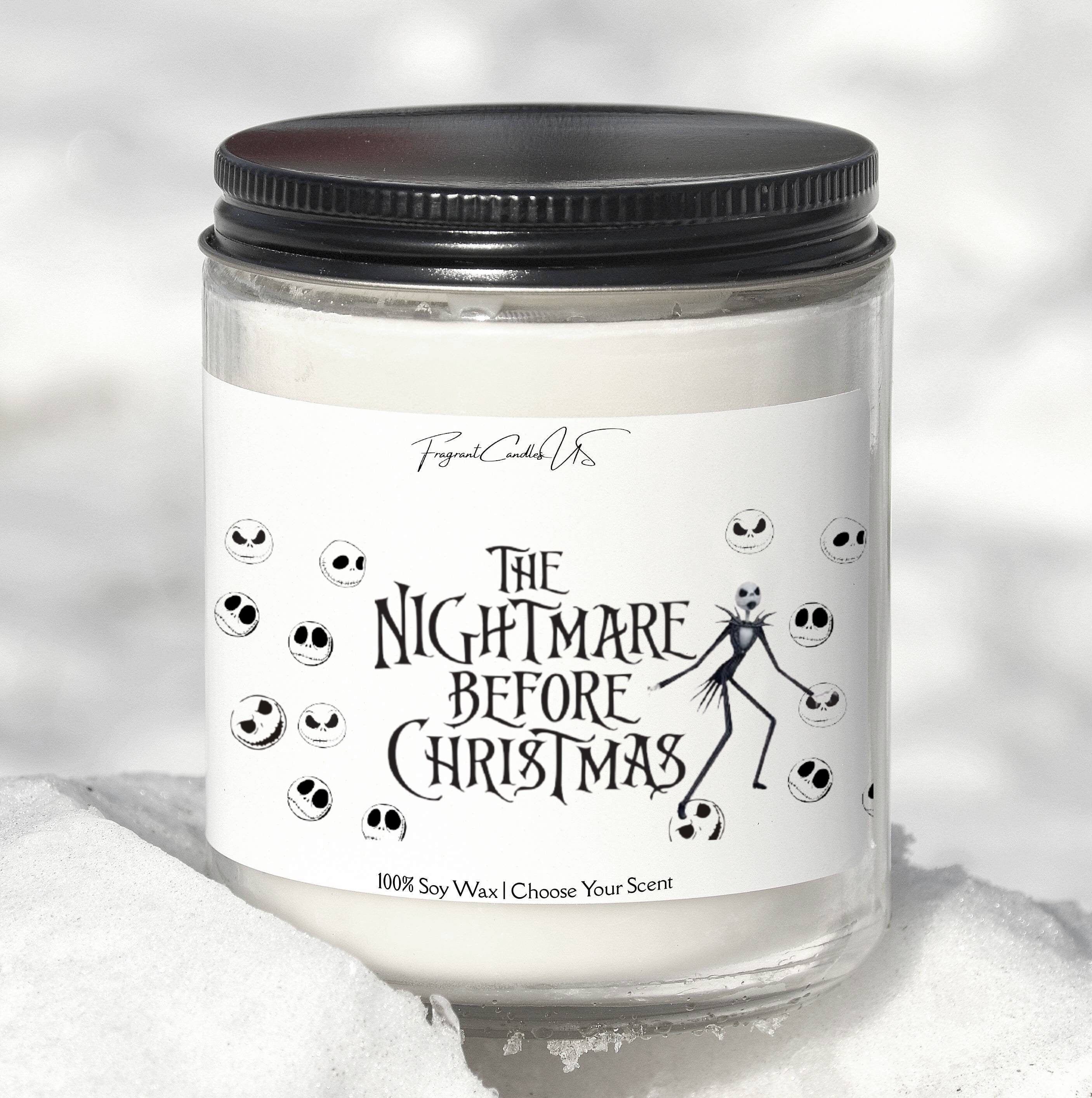 Goth candle , The nightmare before christmas, christmas gifts, candles