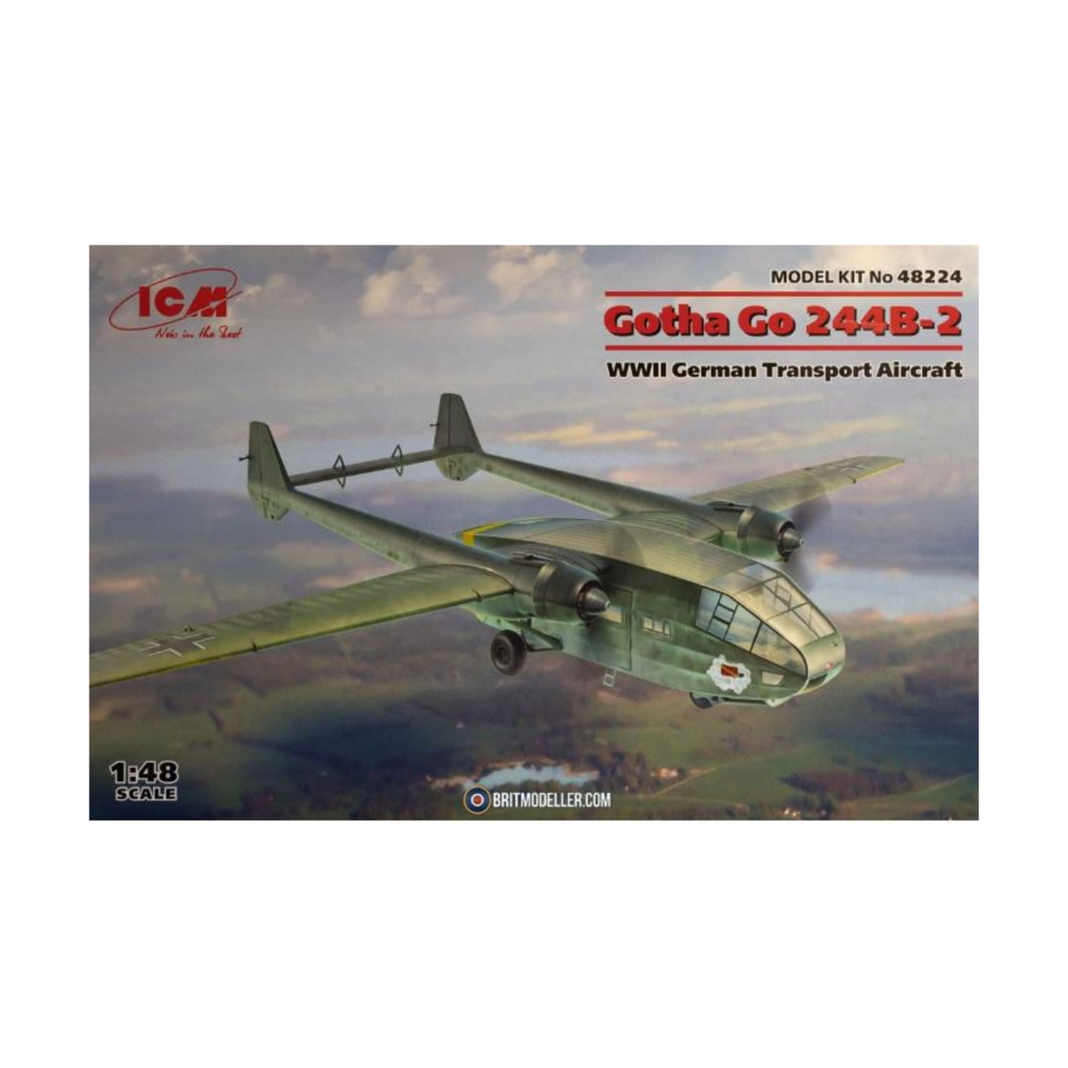 Gotha Go-244B-2 WWII German Transport Aircraft New - Walmart.com