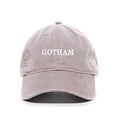 thumbnail image 1 of Gotham Baseball Cap Embroidered Cotton Adjustable Dad Hat Light Grey, 1 of 1