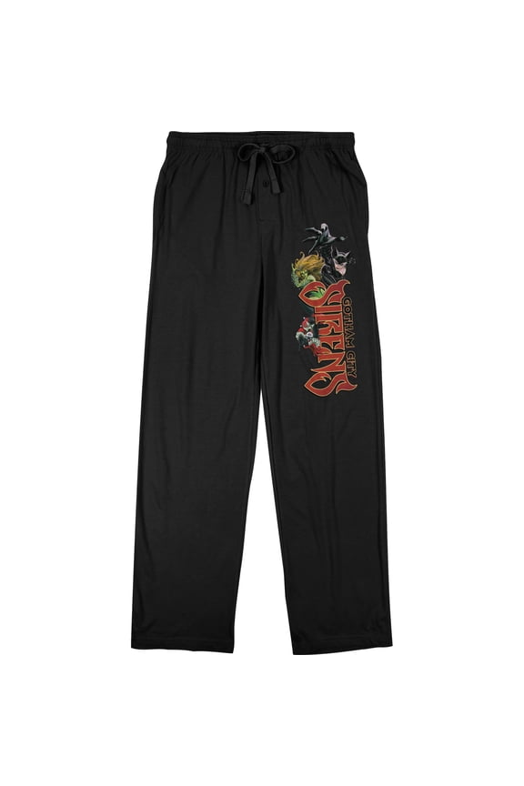 Gotham City Sirens Mens Sleep Pajama Pants-Large