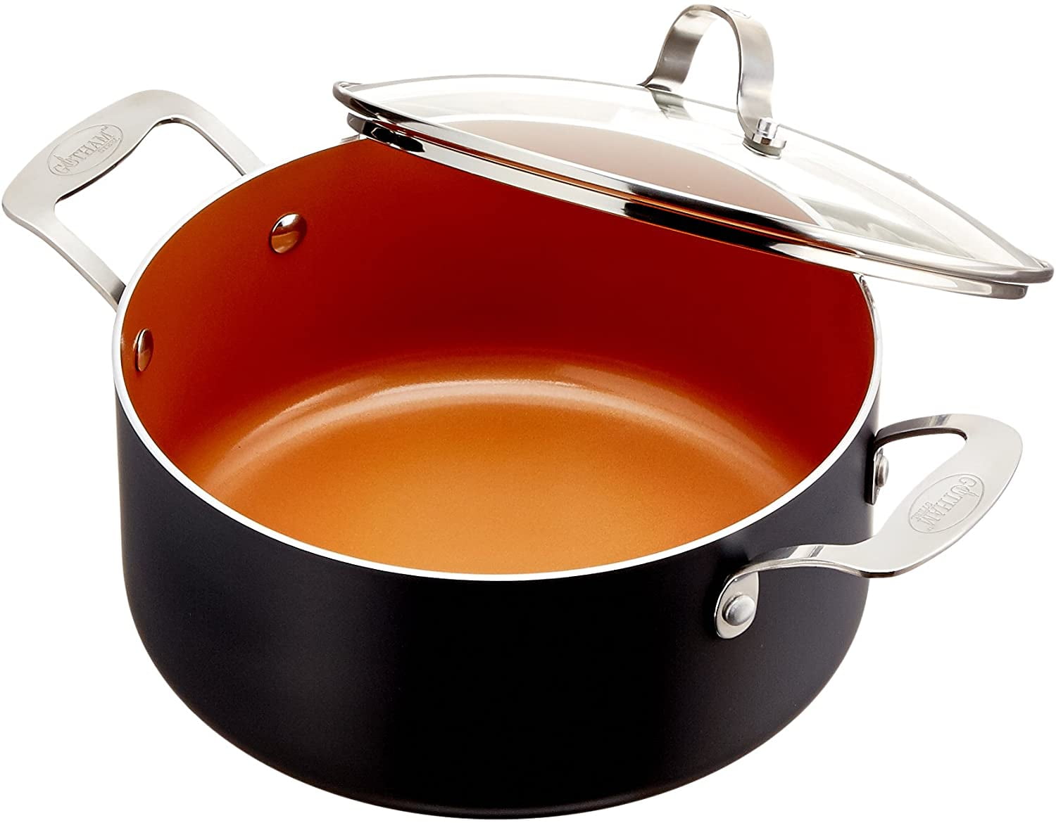 Gotham Steel 5Quart Stock Pot with Ultra Nonstick Ceramic and Titanium