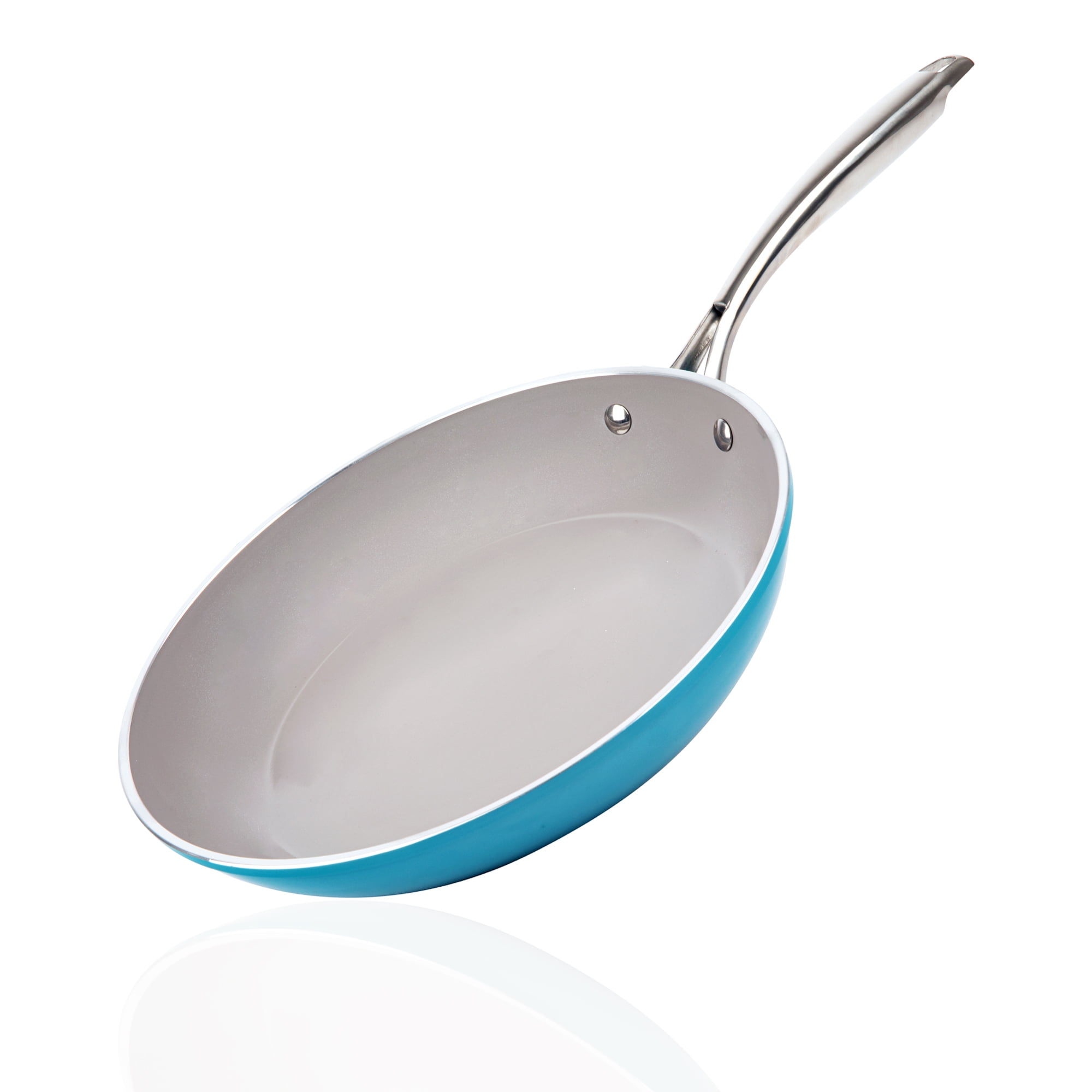 Cook + Create Nonstick Frying Pans 14-inch / Agave Blue