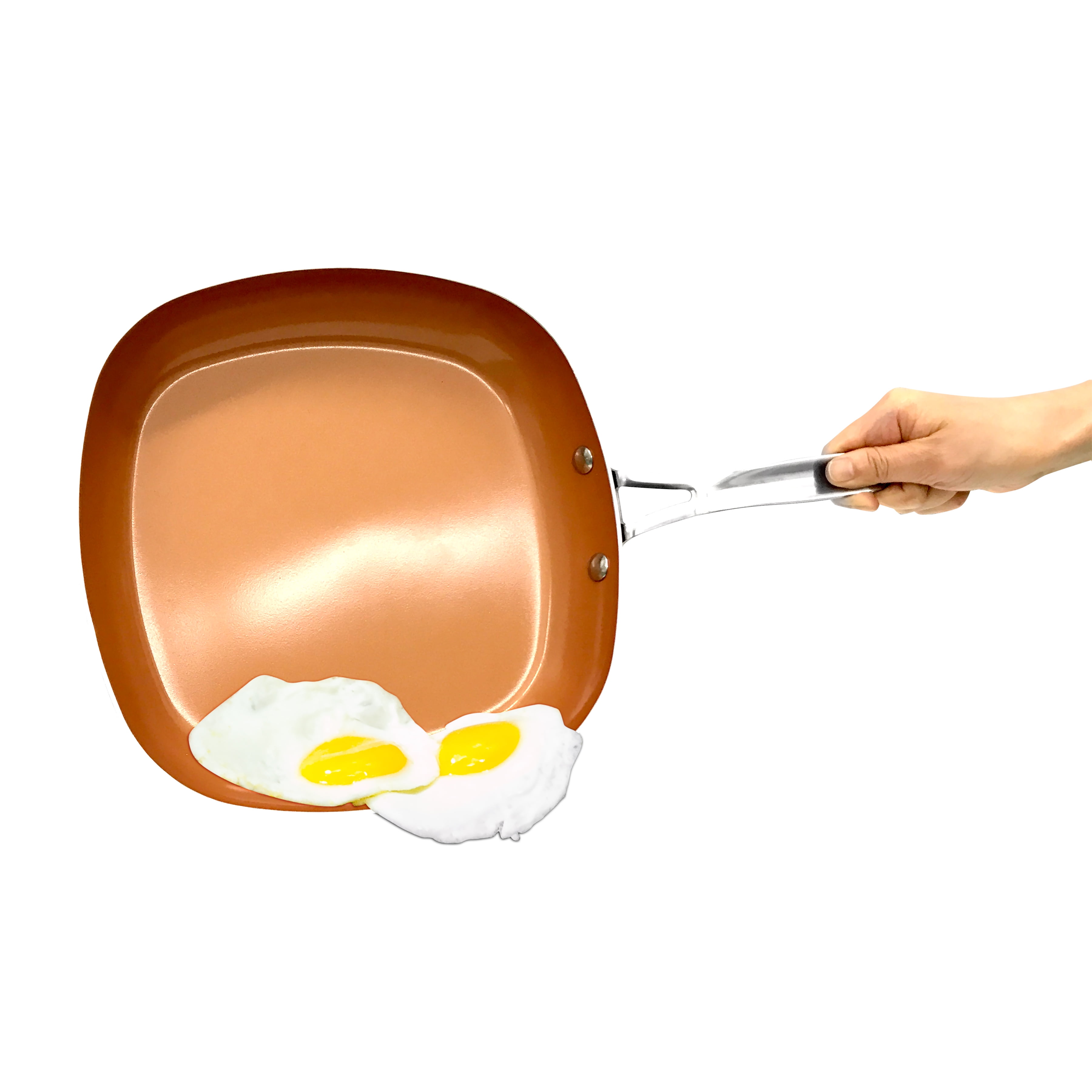 As Seen on TV Gotham Steel Square Copper Frying Pan