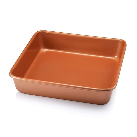 Gotham Steel Bakeware - Nonstick Copper Square Baking Tin - 9.5" x 9.5"
