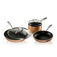 thumbnail image 1 of Gotham Steel Copper Cast 5 Piece Cookware Set Non-Stick Pots and Pans Set Dishwasher & Oven Safe, 1 of 4
