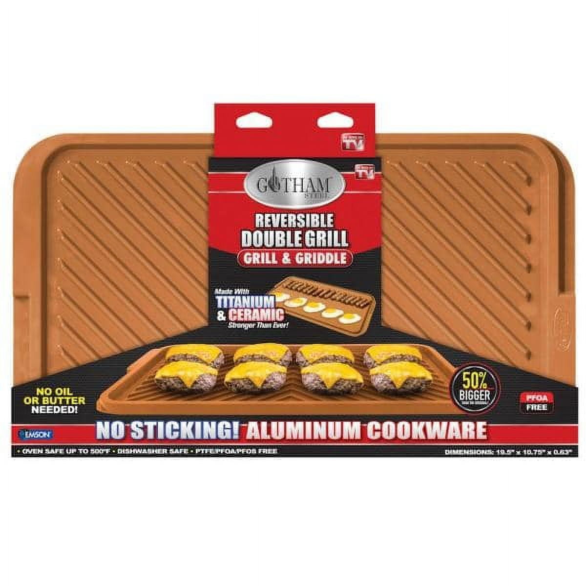 Gotham Steel Diamond Double Grill