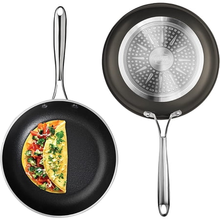 Gotham Steel Diamond Platinum Nonstick 10-Inch Cast Aluminum Fry Pan