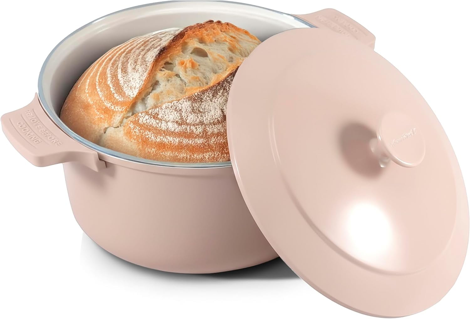 Gotham Steel Dutch Oven 5 Qt, Nonstick Ceramic, Cast Aluminum