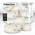 thumbnail image 1 of Gotham Steel Modern 5 Pc Ceramic Pots and Pans Set Non Stick, Kitchen Cookware Sets, Non Stick Pots and Pan Set, Ceramic Cookware Set, Pot and Pan Set, Non Toxic Cookware Set, Dishwasher Safe, Cream, 1 of 8