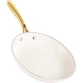 thumbnail image 1 of Gotham Steel 12 Inch Non Stick Frying Pans Nonstick Skillet, Ceramic Pan for Cooking Non Toxic, Nonstick Frying Pan Skillets with Stay Cool Handle, Fry Pans, Oven and Dishwasher Safe, Gold Handles, 1 of 8