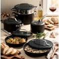 thumbnail image 1 of Gotham Steel Modern 11 Pc Ceramic Pots and Pans Set Non Stick, Kitchen Cookware Sets, Non Stick Pots and Pan Set, Ceramic Cookware Set, Pot and Pan Set, Non Toxic Cookware Set, Dishwasher Safe, Black, 1 of 8