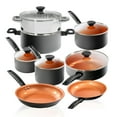 thumbnail image 1 of Gotham Steel Pro Premier Pots and Pans Set Nonstick 13 Pc Hard Anodized Kitchen Cookware Set, 1 of 6