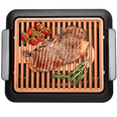 thumbnail image 1 of Gotham Steel Smokeless Indoor Grill, Ultra Nonstick Electric Grill, Dishwasher Safe Surface, Temp Control, Metal Utensil Safe, Barbeque Indoors with No Smoke!, 1 of 6