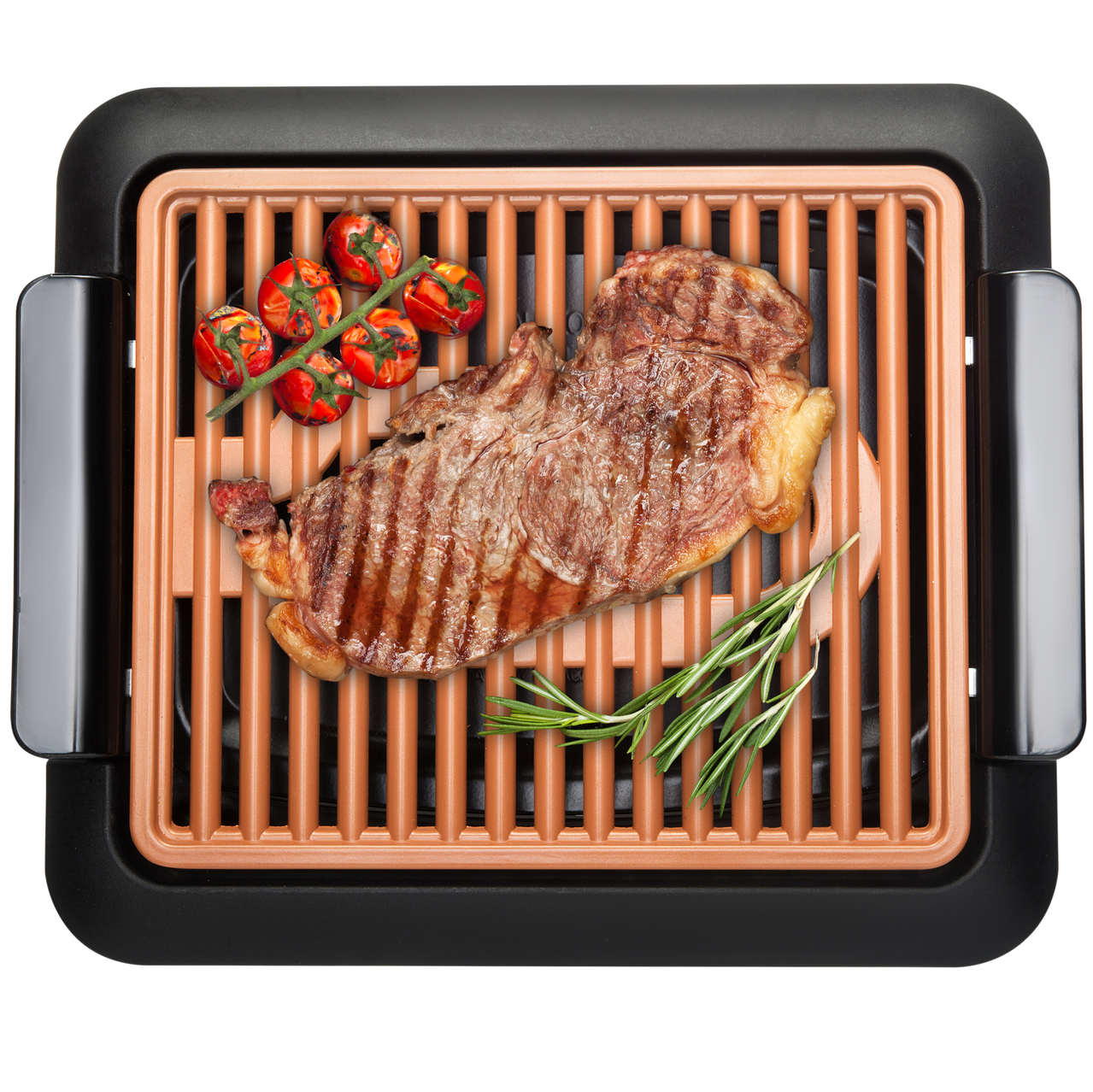 Gotham Steel Smokeless Indoor Grill, Ultra Nonstick Electric Grill, Dishwasher Safe Surface, Temp Control, Metal Utensil Safe, Barbeque Indoors with No Smoke! - image 1 of 7