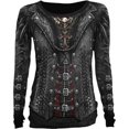 thumbnail image 1 of Gothess Wrap Baggy Top, size: X-Large | Cotton by Medieval Collectibles, 1 of 5
